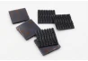 3M Dual Lock samolepicí oboustranný suchý zip 25.4x25.4mm 6ks černá 