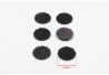 3M Dual Lock samolepicí oboustranný suchý zip Ø20mm 6ks černá 