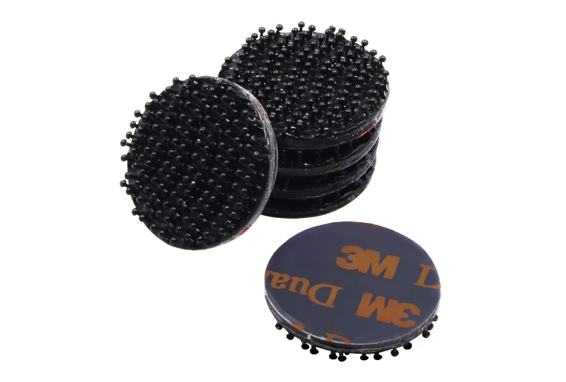 3M Dual Lock samolepicí oboustranný suchý zip Ø20mm 6ks černá 