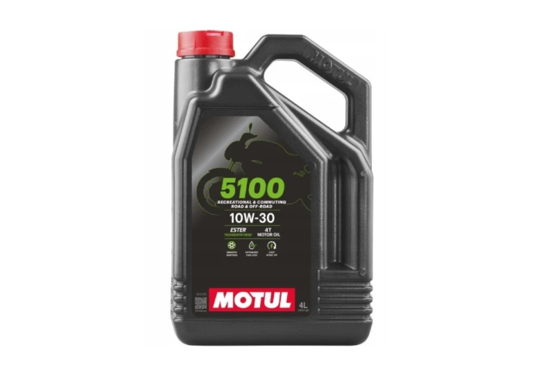 Motorový olej Motul 5100 4T 10W-30 4L pro motocykl Motorový olej Motul 5100 4T 10W-30 4L pro motocykl