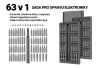 SEFIS multifunkční set na opravu elektroniky 63 v 1 