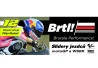 Kolenní slidery Brutaleperformance očkový suchý zip pro motorkáře Kolenní slidery Brutaleperformance očkový suchý zip pro motorkáře