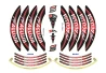 SEFIS PREMIUM ST 1 dvoudílné polepy na kola MV Agusta pro motocykl