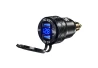 SEFIS 2x USB zásuvka - nabíječka DIN HELLA QC 3.0 USB-A pro motocykl