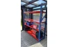 Celokovový policový regál 200x200x60 nosnost 1200kg oranžovo-modrý 