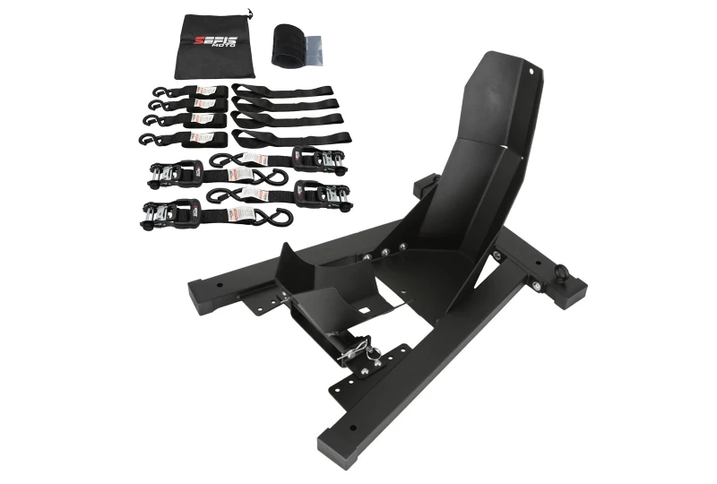 SEFIS C20 přepravní moto stojan + SEFIS SET 40 upínací popruhy pro motocykl