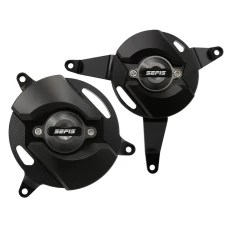 SEFIS CNC kryty motoru Kawasaki Z900 2017-2025 šedá SEFIS CNC kryty motoru Kawasaki Z900 2017-2025 šedá