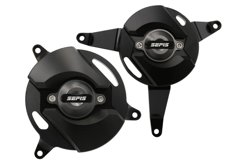 SEFIS CNC kryty motoru Kawasaki Z900 2017-2025 šedá pro motocykl