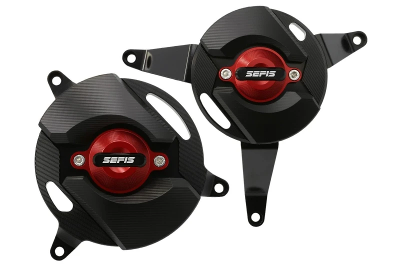 SEFIS CNC kryty motoru Kawasaki Z900 2017-2024 červená pro motocykl