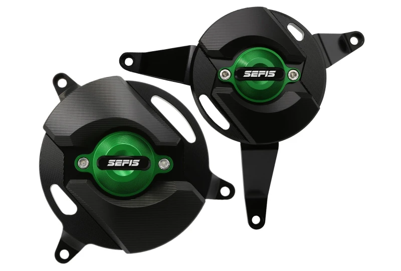 SEFIS CNC kryty motoru Kawasaki Z900 2017-2025 zelená pro motocykl