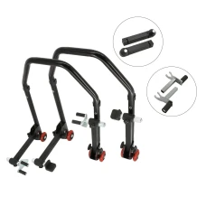 SEFIS D20 sklopný moto stojan přední a zadní set - trn / 2v1