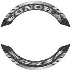 SEFIS dvoudílné polepy na kola HONDA Forza karbon-šedá