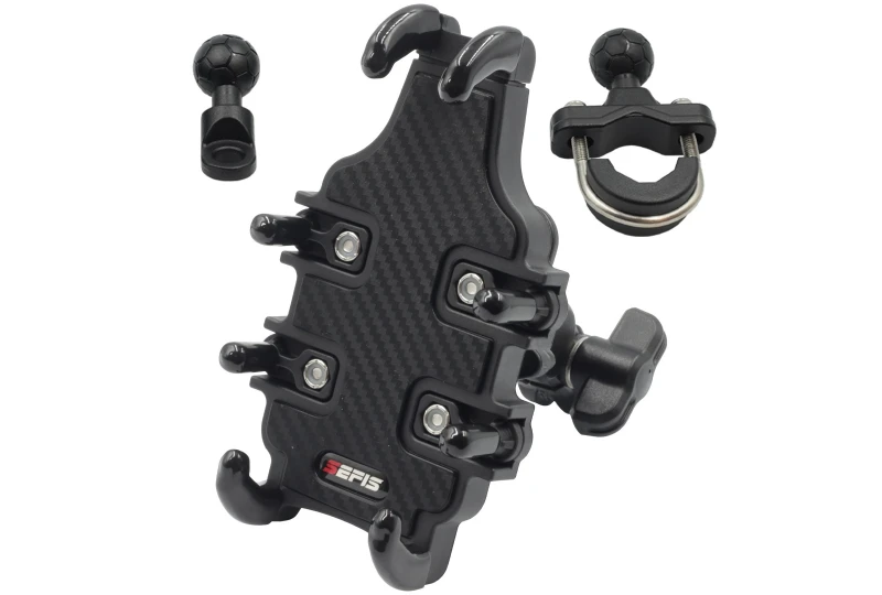 SEFIS Grab odolný ABS držák telefonu s antiotřesovým adaptérem na kolo nebo koloběžku pro motocykl