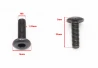 SEFIS Imbusový šroub M8 x 25mm x 1,25mm - plochá hlava pro motocykl