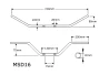 SEFIS MSD16 řídítka 22mm