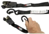 SEFIS popruhy upínací s ráčnou 25mm x 5m 2ks TÜV/GS pro motocykl