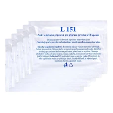 L151 čisticí a aktivační ubrousek 5ks L151 čisticí a aktivační ubrousek 5ks