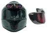 SEFIS Eye světlo s LED programovatelným displejem pro moto helmy a cyklistiku pro motocykl SEFIS Eye světlo s LED programovatelným displejem pro moto helmy a cyklistiku pro motocykl