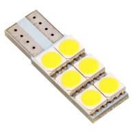 LED žárovka 501 W5W T10 12V 6SMD bílá