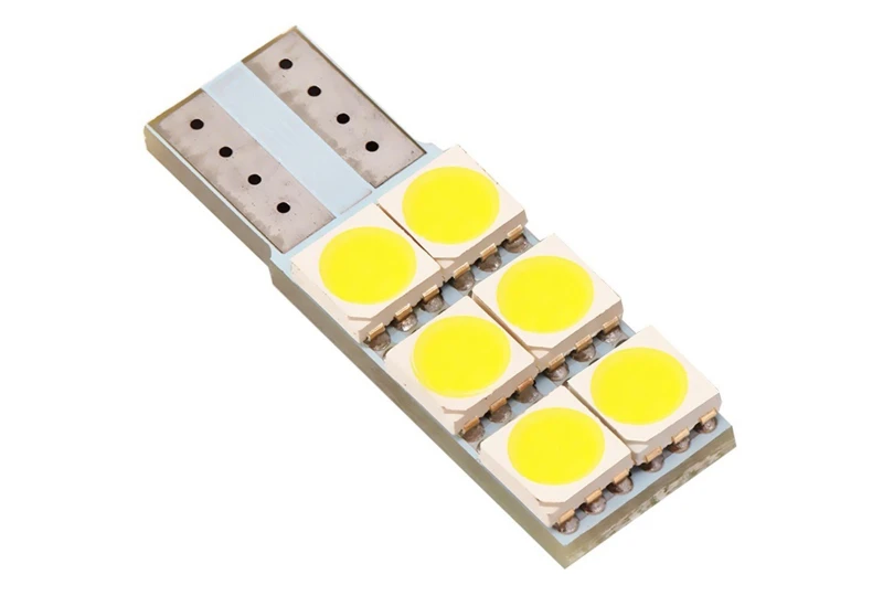 LED žárovka 501 W5W T10 12V 6SMD bílá