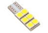 LED žárovka 501 W5W T10 12V 6SMD bílá