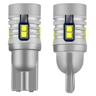 LED žárovka CSP2020 T10 12V 9SMD bílá