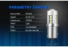 LED žárovka P21/5W BAY15D 15SMD 3,5W červená pro auto