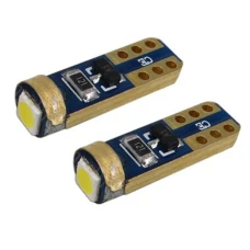 LED žárovka T5 3030 1SMD pro podsvícení budíků palubní desky - bílá 2ks LED žárovka T5 3030 1SMD pro podsvícení budíků palubní desky - bílá 2ks