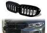 Přední maska ledvinky Double-line BMW 3 G20 G21 černá lesklá na automobil