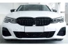 Přední maska ledvinky Double-line BMW 3 G20 G21 černá lesklá na automobil