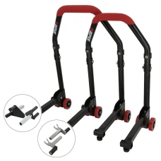 SEFIS M20 sklopný univerzální moto stojan přední a zadní set - vidle / 2v1 SEFIS M20 sklopný univerzální moto stojan přední a zadní set - vidle / 2v1