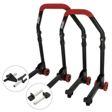 SEFIS M20 sklopný univerzální moto stojan přední a zadní set - vidle / packy SEFIS M20 sklopný univerzální moto stojan přední a zadní set - vidle / packy