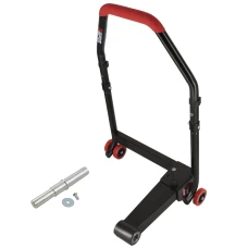 SEFIS M22 zadní sklopný stojan pro letmé uložení kola - levostranný s adaptérem 21.5/25.5 mm