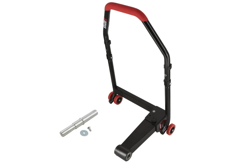 SEFIS M22 zadní sklopný stojan pro letmé uložení kola - levostranný s adaptérem 21.5/25.5 mm pro motocykl