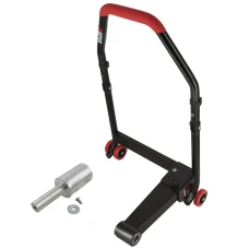 SEFIS M22 zadní sklopný stojan pro letmé uložení kola - levostranný s adaptérem 53.5 mm