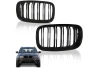 Přední maska ledvinky Double-line BMW X5 E70 X6 E71 2007-2013 černá na automobil