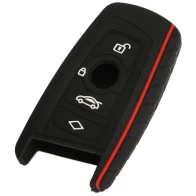 Silikonový obal na klíček BMW F10 F20 F30 Z4 X1 X3 X4 M1 M2 M3 1 2 3 5 7 4 červeno-černý