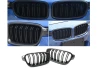 Přední maska ledvinky Double-line BMW 3 F30 F31 2012-2018 karbon na automobil Přední maska ledvinky Double-line BMW 3 F30 F31 2012-2018 karbon na automobil