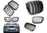 Přední maska ledvinky Double-line BMW 5 E39 1997-2003 FACELIFT černá na automobil Přední maska ledvinky Double-line BMW 5 E39 1997-2003 FACELIFT černá na automobil