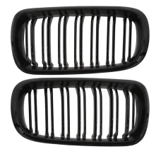 Přední maska ledvinky Double-line BMW X5 X6 F15/F16 2013-2018 černá