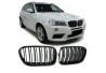 Přední maska ledvinky Double-line BMW X3 F25 2011-2013 černá na automobil