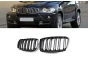 Přední maska ledvinky Double-line BMW X5 E70 X6 E71 2007-2013 karbon na automobil