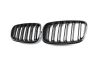 Přední maska ledvinky Double-line BMW X5 E70 X6 E71 2007-2013 karbon na automobil