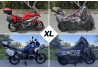 SEFIS Outdoor Premium plachta na motocykl s kufrem pro motocykl