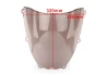 Plexi štít kouřový Yamaha YZF 600 1994-2007 pro motocykl