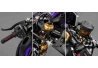 SEFIS Racing řídítka 51mm pro Aprilia RSV4 RS660 pro motocykl SEFIS Racing řídítka 51mm pro Aprilia RSV4 RS660 pro motocykl