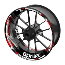 SEFIS jednodílné polepy na kola Aprilia Tuono V4 černo-šedá SEFIS jednodílné polepy na kola Aprilia Tuono V4 černo-šedá