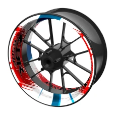 SEFIS jednodílné polepy na kola HONDA CBR 650F Trikolóra
