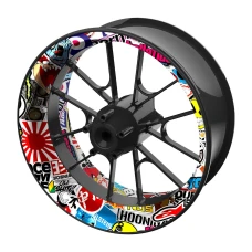 SEFIS jednodílné polepy na kola STICKER SEFIS jednodílné polepy na kola STICKER