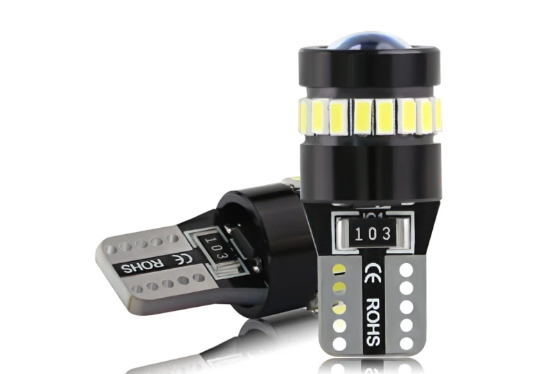 SEFIS LED žárovka 224 W5W T10 12V 19SMD bílá